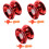 3Ensembles Jouets Yo-Yo Rouges Professionnels Pour Coordination Et Jeu 4