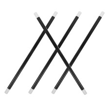 20Pièces Baguettes De Magie Noires Plastique Pour Spectacle De Scène