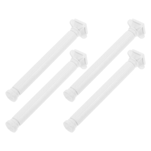 20Pièces Colonne Romaine Mini Décorative ABS Blanche Pour Projets DIY 1