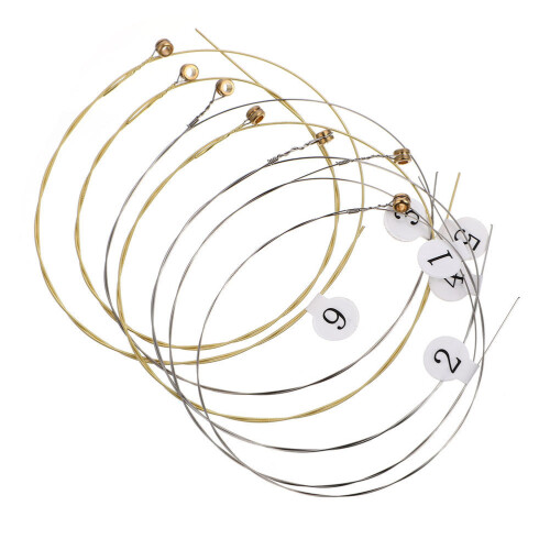 64Pièces Cordes De Lyre En Acier Kit Complet Accessoires Durables