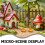 20Pièces Ornements Mini Résine Décor Microscenes Colorés 6