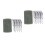 2Pcs Grey PVC Leaf Filter Gutter Guards Mesh for Home Use Easy Install 9