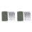 2Pcs Grey PVC Leaf Filter Gutter Guards Mesh for Home Use Easy Install 6
