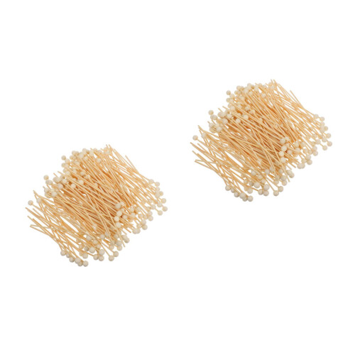 400Pièces Bâtons En Bois Pour Sucettes Décorations De Gâteaux 2