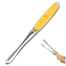 4Pcs Stainless Steel Food Tongs Metal Kitchen Tongs for Cooking Use