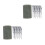2Pcs Grey PVC Leaf Filter Gutter Guards Mesh for Home Use Easy Install 7