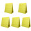 5Pcs Double-Sided Yellow Pocket Chart for Kids Learning and Teaching 4