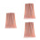 3Pièces Serviettes De Bain En Coton Rose Respirant 9