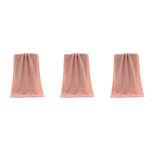 3Pièces Serviettes De Bain En Coton Rose Respirant 2