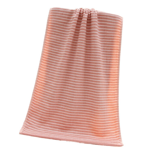 3Pièces Serviettes De Bain En Coton Rose Respirant