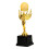 3Pcs Smooth Surface Trophy for Party and Student Awards 3