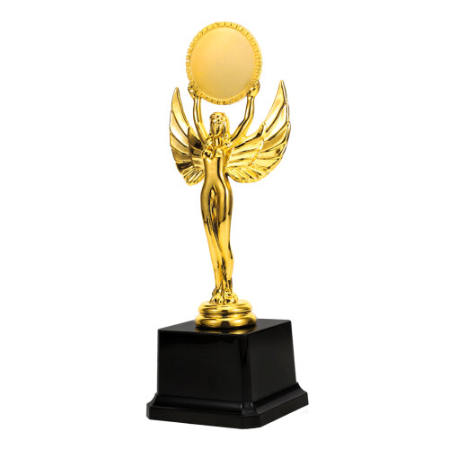 3Pcs Smooth Surface Trophy for Party and Student Awards 2
