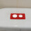 4Pièces Boutons De Chasse D'eau Double En ABS Rouge Pour 11