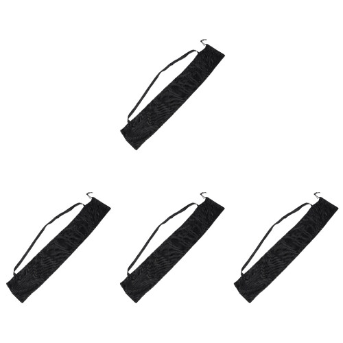 4Pcs Black Polyester Paddle Board Bag Durable Kayak Oar Storage Pouch 1