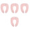 4Pièces Sièges Enfants Pliables Rose Confortables 3