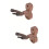 2Pièces Crochet Suspendu Violon Viola Support Mural Résistant Et Chic 9