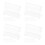 40Pcs Mini Acrylic Sign Holders Clear for Menu and Table Displays 9