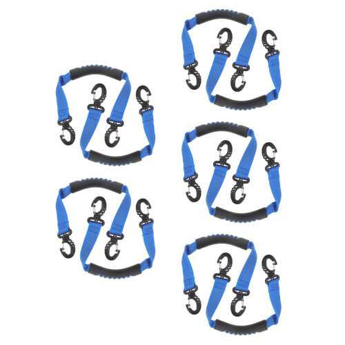10Pièces Sangles Ski Rollers Portables Confortables Résistantes 2