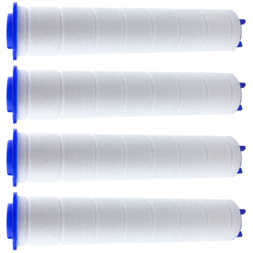 16Pcs Shower Head Filter for Hard Water White Easy to Replace Home Use