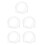 5Pcs Transparent Foam Nozzle Replacement for Industrial Spray Foam 9