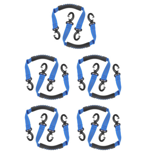 10Pièces Sangles Ski Rollers Portables Confortables Résistantes 1