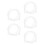5Pcs Transparent Foam Nozzle Replacement for Industrial Spray Foam 6