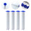 16Pcs Shower Head Filter for Hard Water White Easy to Replace Home Use 9