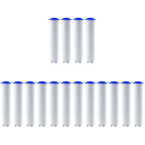 16Pcs Shower Head Filter for Hard Water White Easy to Replace Home Use 1
