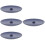 4Pcs Ceramic Blue Incense Holders Portable Home Table Burners 8