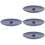 4Pcs Ceramic Blue Incense Holders Portable Home Table Burners 7