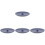 4Pcs Ceramic Blue Incense Holders Portable Home Table Burners 3