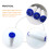 16Pcs Shower Head Filter for Hard Water White Easy to Replace Home Use 10