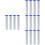 16Pcs Shower Head Filter for Hard Water White Easy to Replace Home Use 6