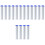 16Pcs Shower Head Filter for Hard Water White Easy to Replace Home Use 3