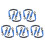 10Pcs Blue Roller Skate Leash Durable Nylon Ski Boots Carrier Strap 4