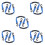 10Pcs Blue Roller Skate Leash Durable Nylon Ski Boots Carrier Strap 8