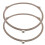4Pcs Microwave Tray Roller Support Ring White Plastic Durable Brackets 10