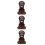 3Pièces Support Casque Bois Clair Pour Bureau Gaming Base Stable 7