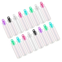 100Pièces Mini Flacons En Verre Bouchon Pour Décoration Colorée