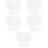 5Sets White Plastic Grid Sheets Smooth Surface for DIY Handbag Craft 8