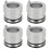 4Pièces Outil Graisseur Roulement Metal Durable Argenté Usage Auto 7