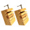 8Pièces -Joint Bois Beige Ergonomique Pour Gravure 3