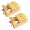 8Pièces -Joint Bois Beige Ergonomique Pour Gravure 2