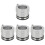 4Pièces Outil Graisseur Roulement Metal Durable Argenté Usage Auto 4
