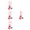 4Pièces Miniature Compact Poussant Pour Décoration 5