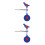 2Pièces Cible Métal 360 Alliage Résistante Extérieur 5
