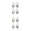 8Pièces Douille Ampoule Convertisseur Pièce Fixation Facile E27 G9 8