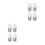 8Pièces Douille Ampoule Convertisseur Pièce Fixation Facile E27 G9 6