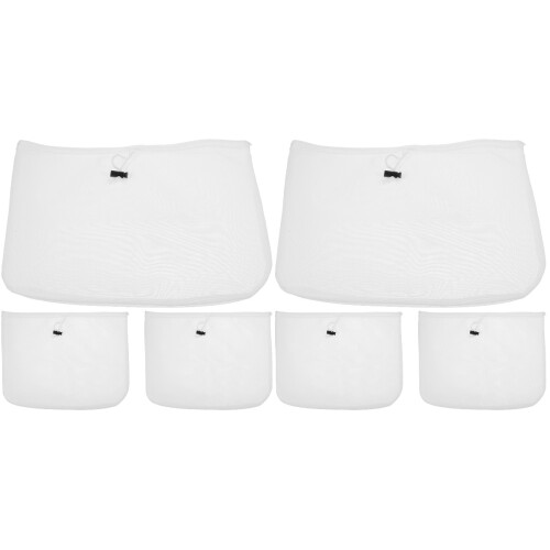 6Pièces Couvercles Tissu Polyester Pour Bocaux Bouteilles 2
