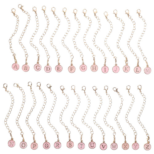 52Pièces Lettre Rose Usage Multiple Pour Gourde Et 2